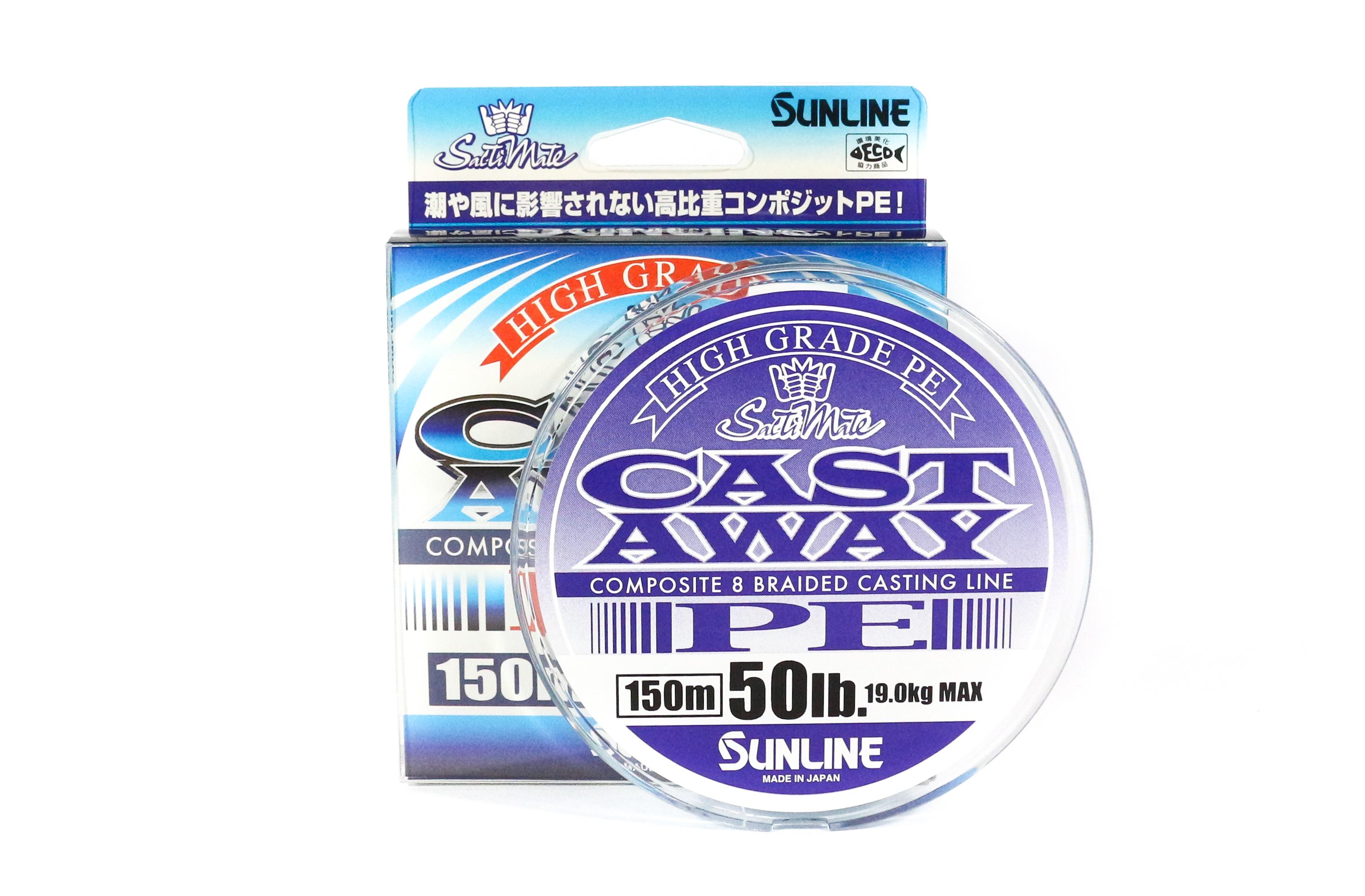 

Sunline PE Line Cast Away 150 м PE 3.5 50 фунтів (4883) синій