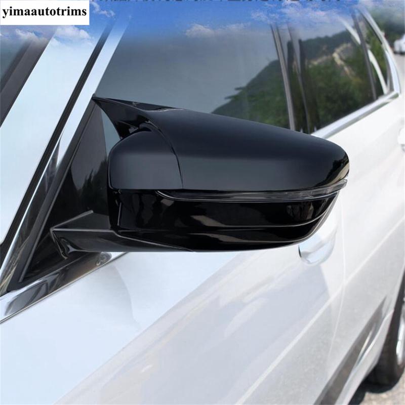 Outer Side Door Rearview Mirror Rear-view Decoration Cover Trims For BMW 5 6 Series GT G30 530I 2017 - Exterior Accessories