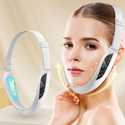 Electric V Face Lifting Beauty Device EMS Micro-current Firming Facial Massager 6 Modes 8 Levels Double Chin Removal Skin Care