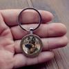 German Shepherd Dog Keychain With Zinc Alloy Material For Gift And Key Organizer