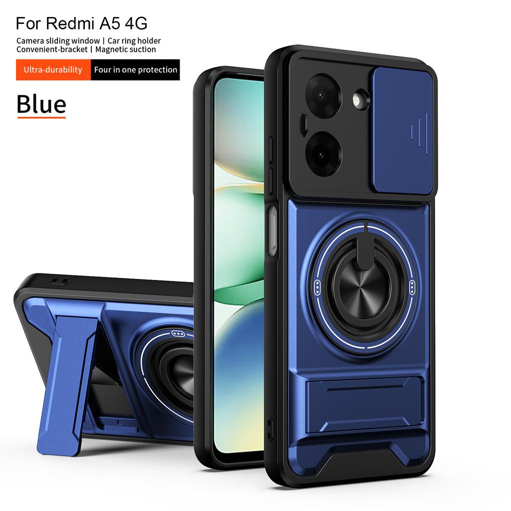 For Xiaomi Poco C71 Case Poco C71 Cover POCO C71 Phone Case Magsafe Magnetic Fold Holder Military Armor Camera Protection Cover