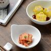 Pure White Ceramic Dish Hotel Snack Tableware Bowl Baking Bowl Dessert Bowl Caviar Dish Small Sauce Bowl Kitchen Tableware