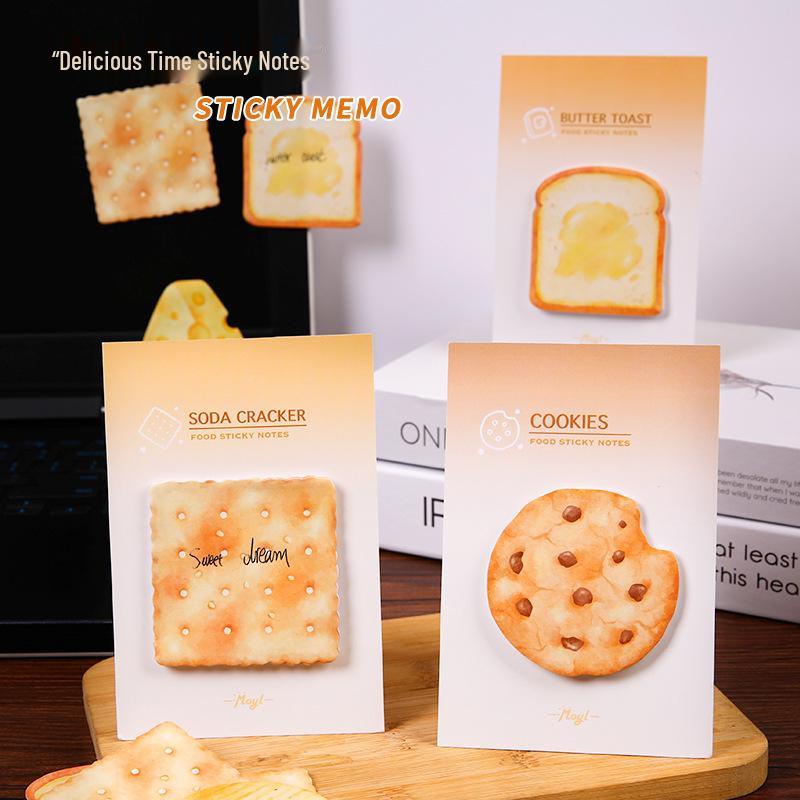 Carini Blocchetti Adesivi a Forma di Pane per Studenti e Ufficio