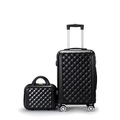 14-inch Lightweight Trolley Suitcase for Female Students & 20-inch Stylish Mother-Child Luggage with Universal Wheels