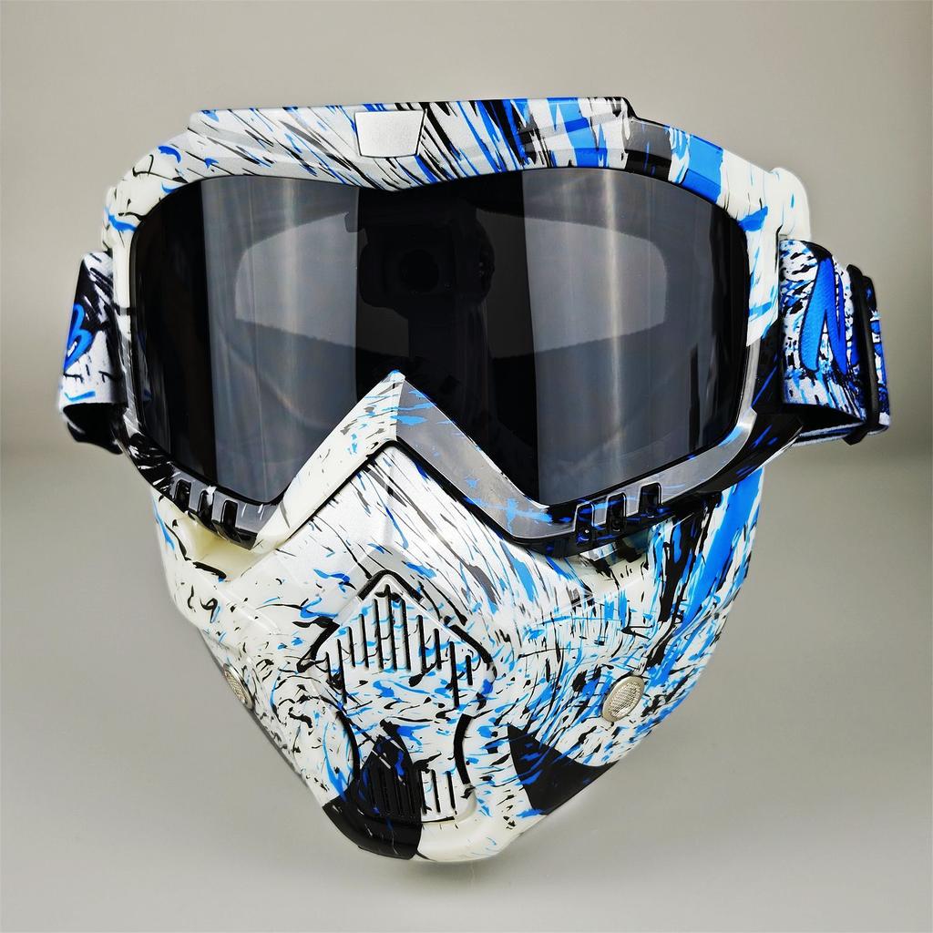 Brille Maske Radfahren Skimaske Blendschutz Anti-UV Outdoor-Brille Winddicht Multifunktion