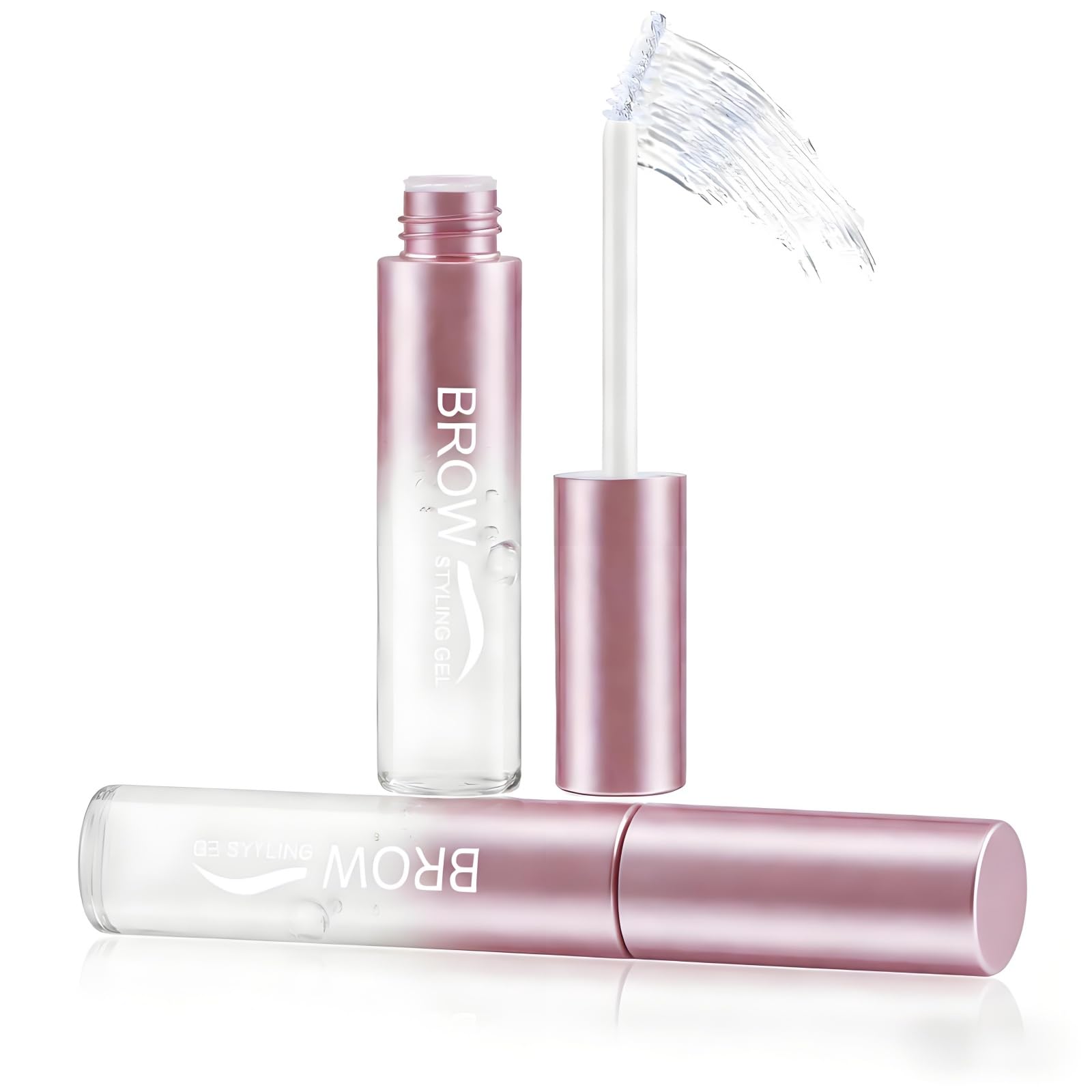 

Boobeen 2-Pack Eyebrow Styling Gel: Clear eyebrow setting gel to shape and define eyebrows, long-lasting.