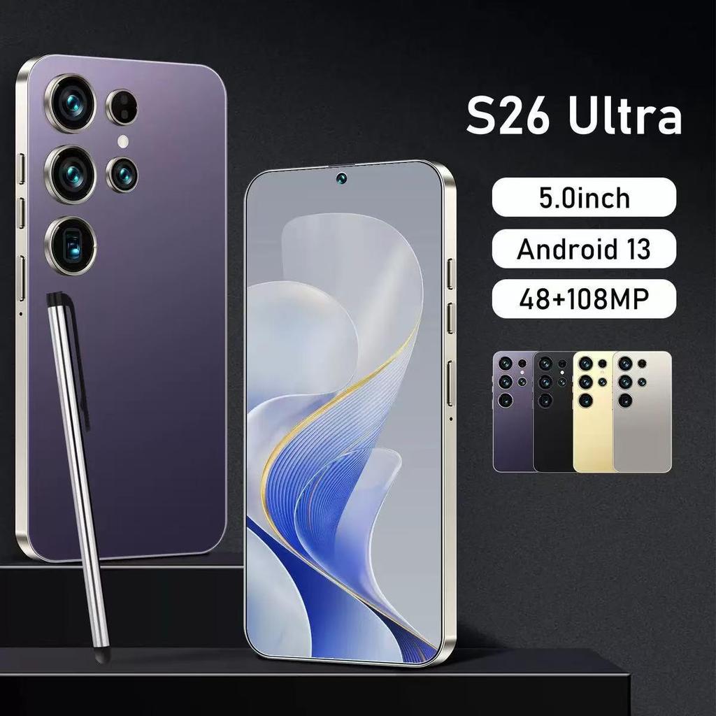 S26 Ultra Android Smart Phone de Tela Grande 16+1T
