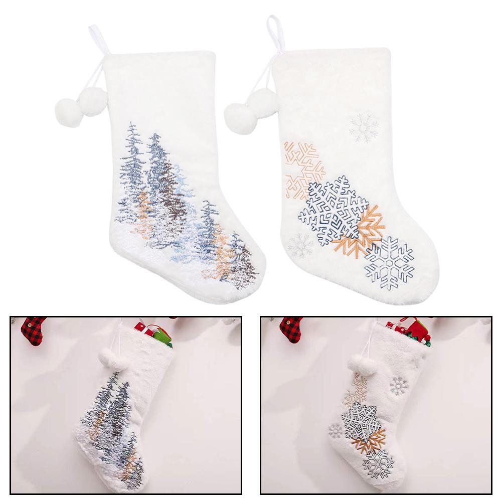 YAFEX Christmas Stocking Fireplace Large Santa Stocking For Hanging Stocking For Fill 2025 Hot Sale Brand. New And High Quality