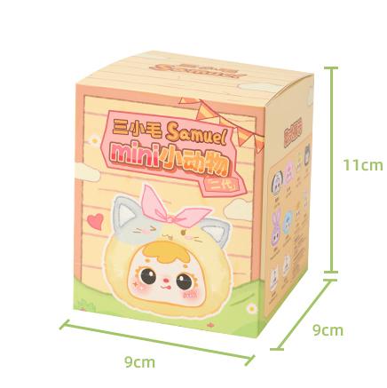 Samuel V2 Mini Small Animal Series Blind Box Cute Plush Pendant Cartoon Doll Backpack Decoration Vinyl Ornament Toy Mystery Gift