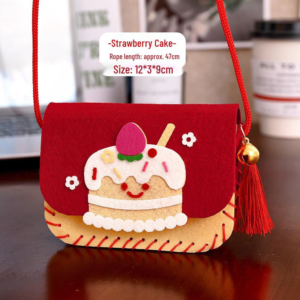 

Набор для изготовления фетровой сумки кроссбоди своими руками: Милый набор для рукоделия из нетканого материала для кошелька для монет