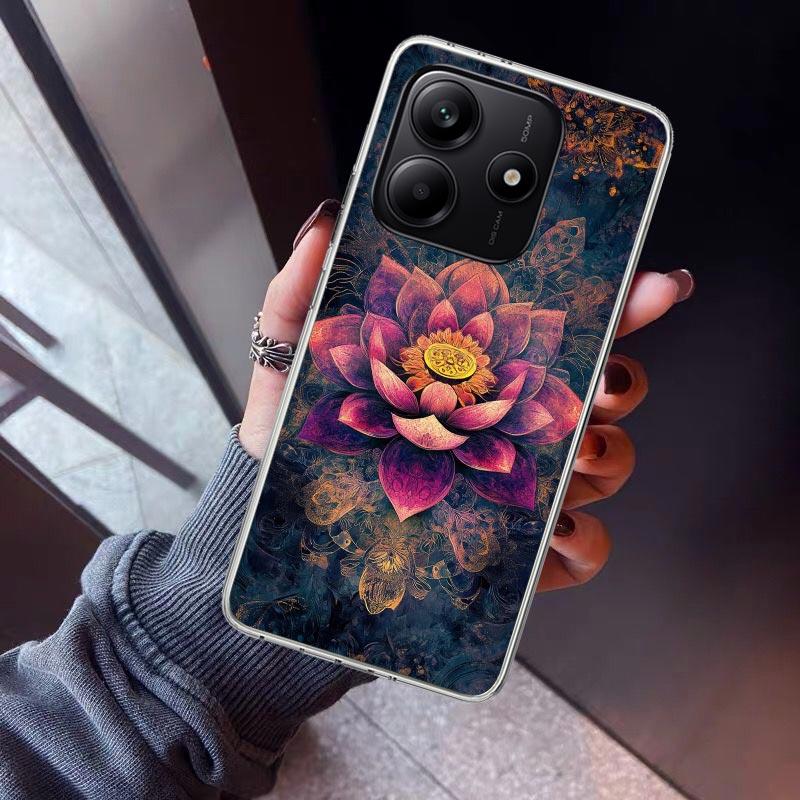 Mandala Chakra Insist Yoga Phone Case For Xiaomi Redmi Note 10 11 12 13 14 15 Pro Plus 11S 12S 14S 11T 11E 10S Soft TPU Back Cov