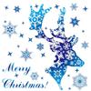 Christmas Snowflake Stickers Festival Xmas Holiday Home Dining Bar Farmhouse Living Room Bedroom Decoration Art