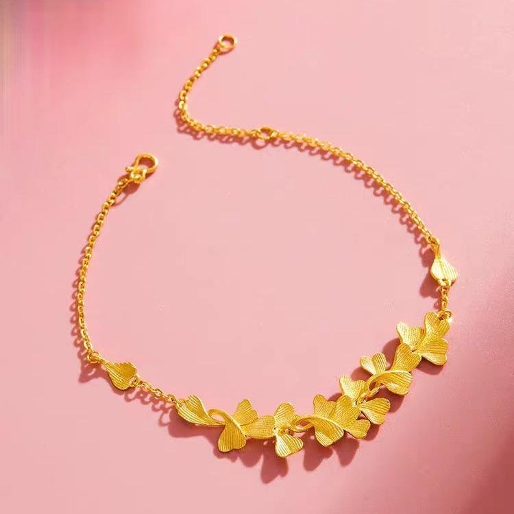 Vietnam Gold Love Heart Bracelet - Women's Simple Fashion Wedding Jewelry