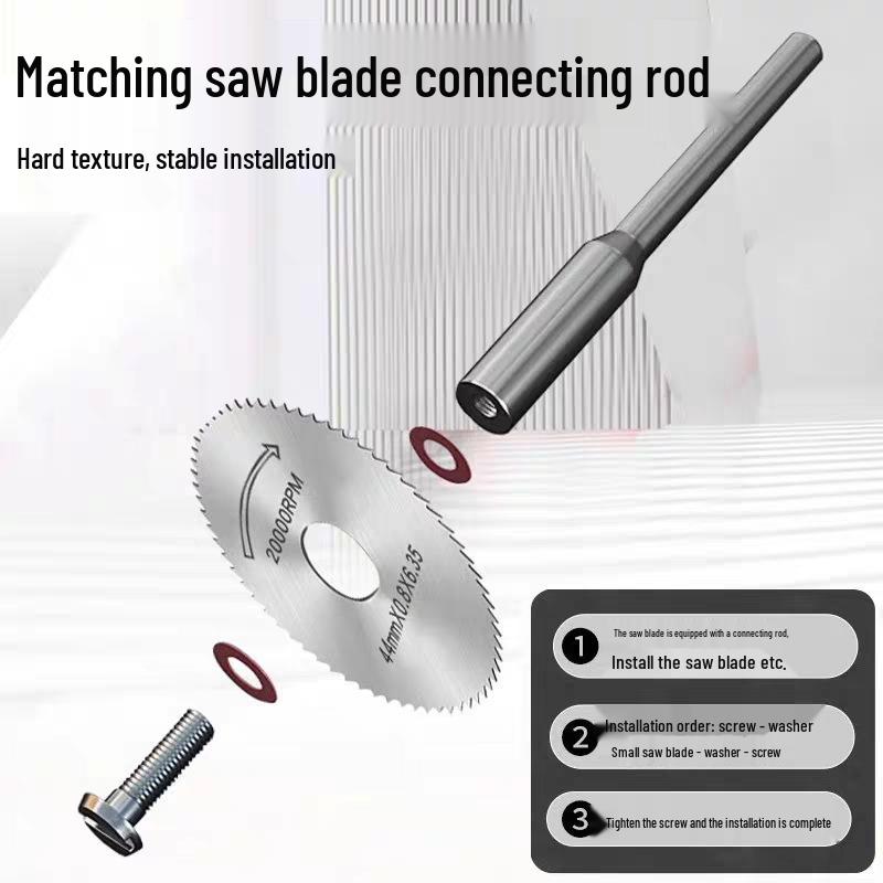 High-Speed Steel Circular Saw Blade for Handheld Drill & Electric Grinder (Wood, Plastic, Metal)