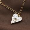 Heart Minimalist Exquisite Pendant Necklace In Durable Titanium Steel For Stylish Fashion Unisex
