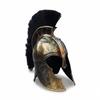 Oud-Griekse Troje Achilles Helm Staal Korinthische Spartaanse Krijger Pantser met Zwarte Paardenhaar Kuif
