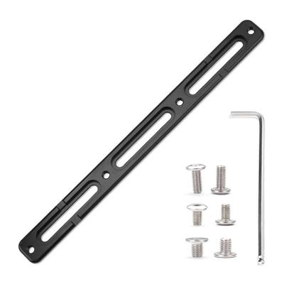 Bottle Cage Adapter for Bicycles and Road Drink Holder with Sliding Thin and Lightweight Aluminum Lifactlab. Bikes, Bracket, (20.5cm, Black)