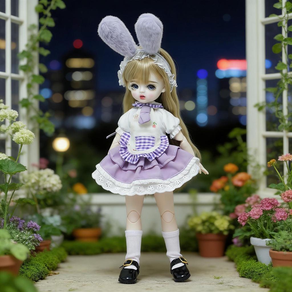 6" BJD Puppenkleidung für Akagi, GL und Gungun Körper - 30cm Geistermama Lolita Ankleide-Outfit