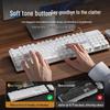 Retro Punk Wired Mechanical-Feel Silent Keyboard for Gaming & Office Use