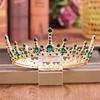Crystal Rhinestone Round Crown Tiara Hair Jewelry Wedding Hair Accessories Bridal Hair Jewelry Queen Party Crown and Tiaras Gift