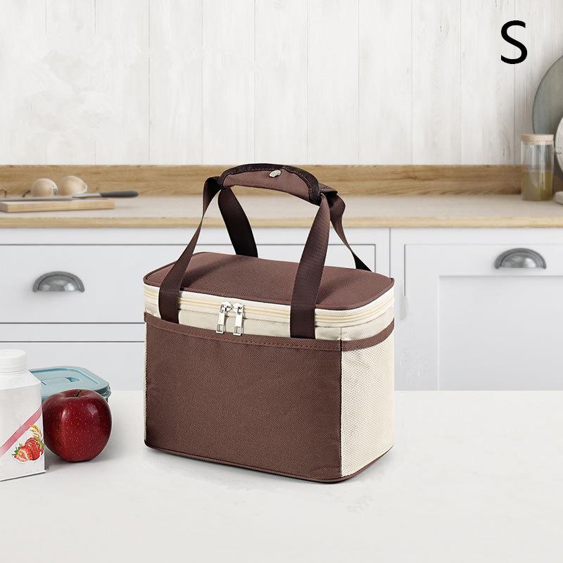 Outdoor Camping Picnic Bag Portable Lunch Bag Food Thermal Insulated Box Food Storage Bags Bento Pouch Dinner Container Handbag