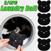 4PCS Bear Shape Laundry Balls Lint Catcher Reusable Pet Hair Remover Cleaning Sponge for Clothes Sofa Cat Dog Home House