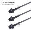 2 Pcs Front Rear Bike Axles Wheel Hub Skewers Bicycles Quick Release Lever