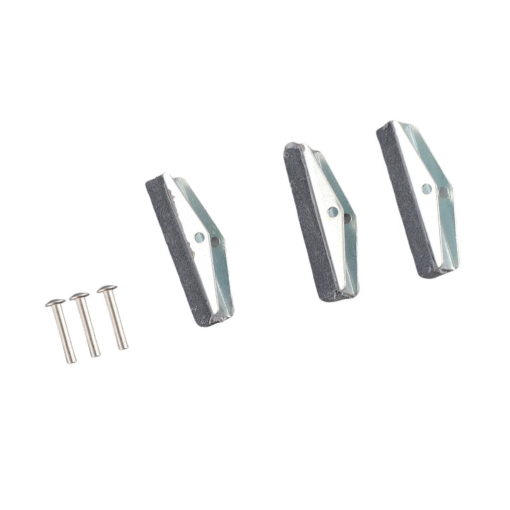 3PCS Engine Cylinder Hone Stone Hvy Duty Sturdy Construction 3 Jaw Cylinder Honing Stones Tool