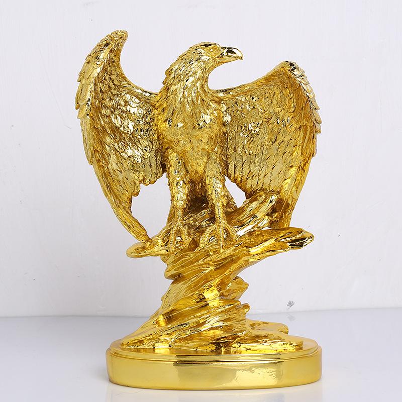 Bronze Resin Eagle Collectible Decorative Eagle Statue Home Decor Office Decor Statue, Art Decor Ornament, Birthday Holiday Gift
