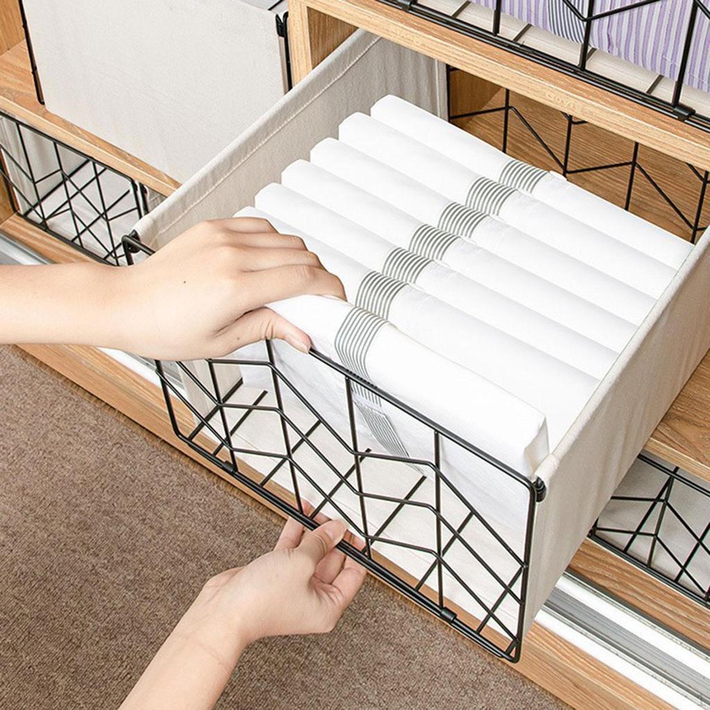 Zusammenklappbarer Wäschekorb zur Aufbewahrung von Kleidung und Spielzeug im Schlafzimmer Wohnzimmer