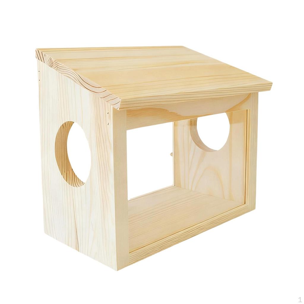 Hamster House Sand Bath Container Unique Visible Accessories Toys Hamsters Digging Box