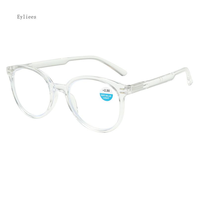 Vintage Ultralight Reading Glasses Men Women Round Glasses Frames for Read Female Black Blue Eyeglasses Glasses Frame +100 +150