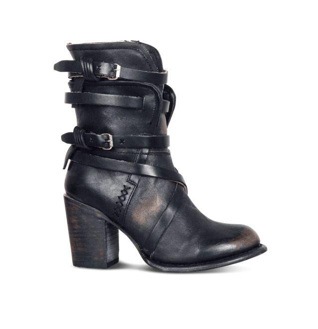 2021 Autumn/Winter Plus Size Chunky Heel Lace-up Women s Leather Boots 35