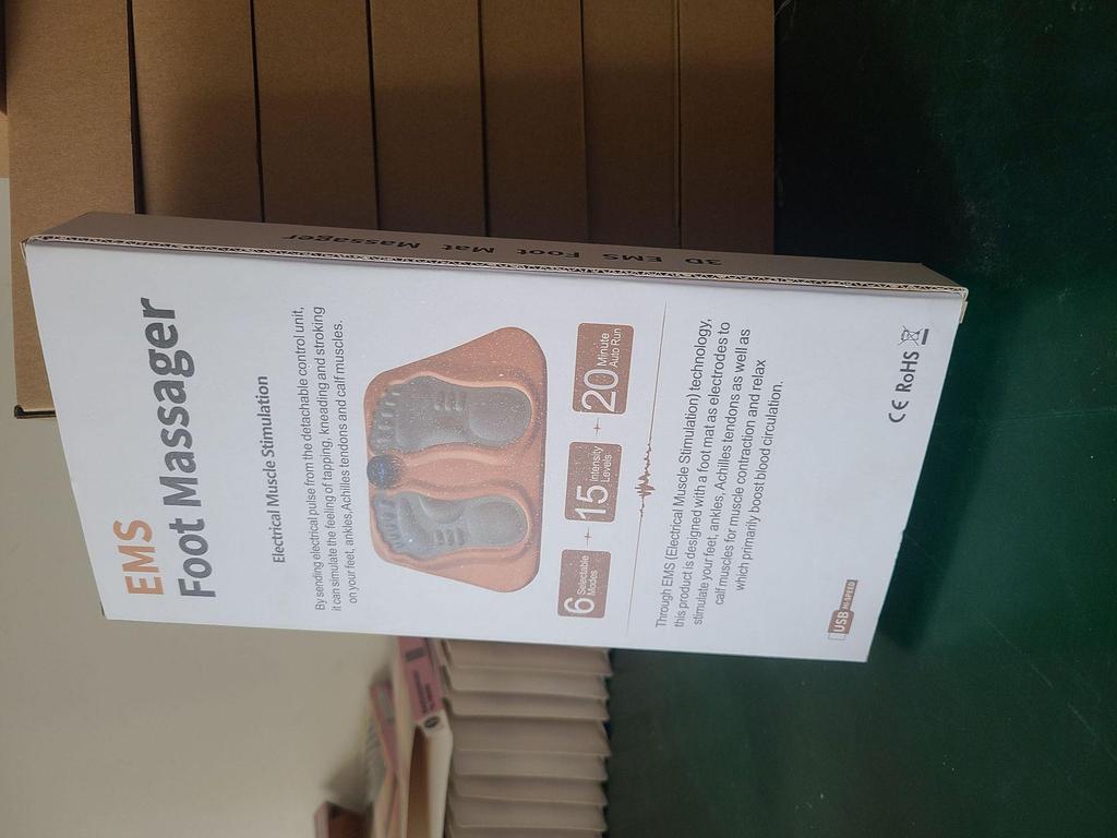 3D Microcurrent Foot Massager with Pulse Therapy for Calf and Sole Acupoint Relief