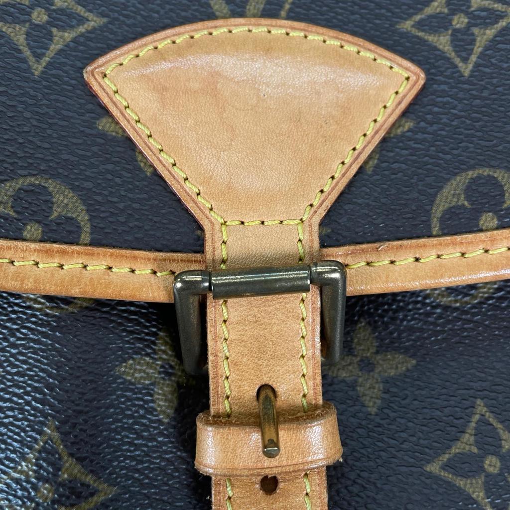 Louis Vuitton Sologne M42250 Shoulder Bag Brown Women Used
