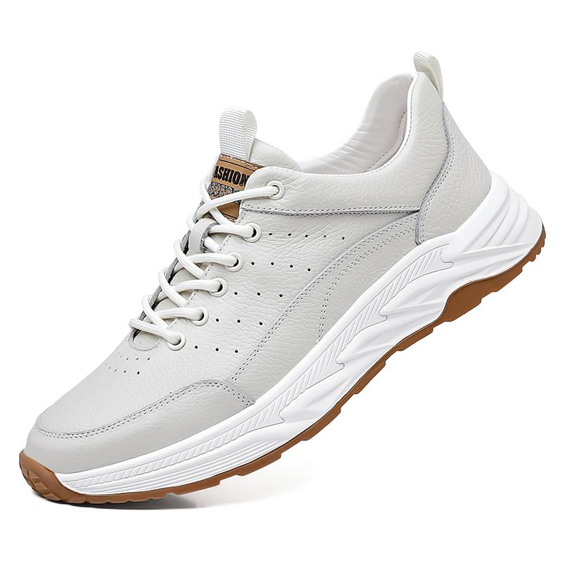 

Модная кожаная обувь для мужчин, повседневная обувь из натуральной кожи, модная деловая обувь Оксфорды, дизайнерская рабочая обувь высокого качества 38 белый