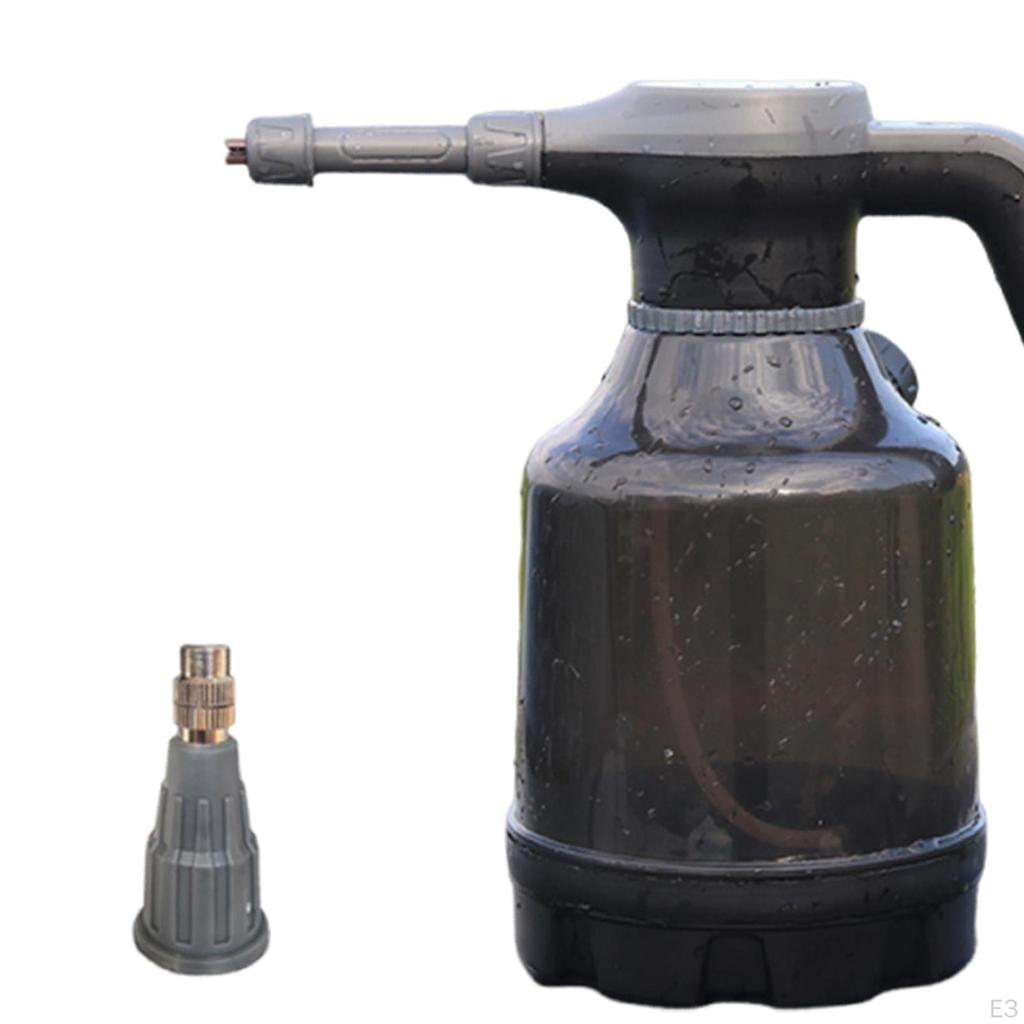 2.5L Electric Foam Sprayer Rechargeable Versatile Sturdy Handheld for Car Wash Spray Bottle