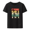 BMX With Vintage Style Graphic Printed Funny Tee Shirt Unisex Loose Novelty Cool Shortsleev Camisa Tops Tshirts Blouse Humor