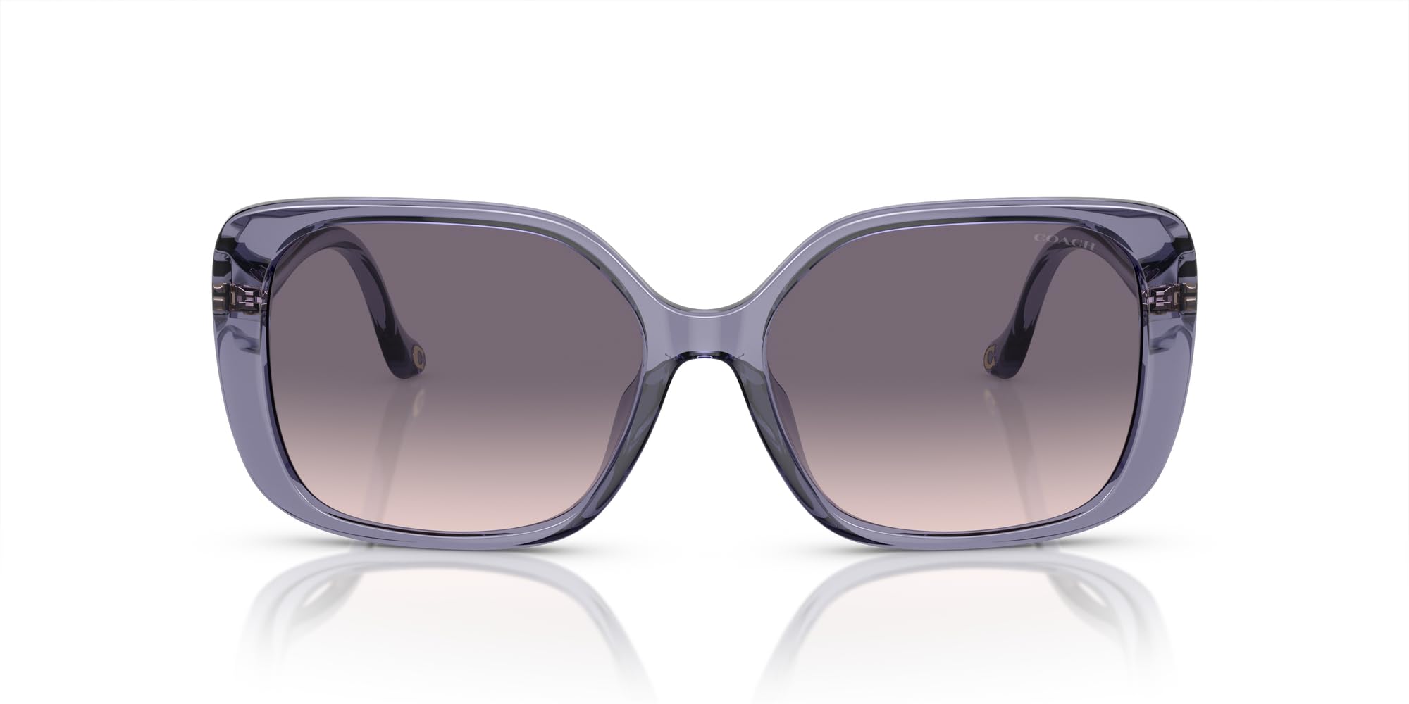 

Coach HC8376U CL929 TRANSPARENT VIOLET 56 Women s Sunglasses,
