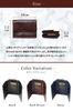 Men's Genuine Italian Leather Key Case with Integrated Wallet, Card and Key Case, Card Slots, Mini Wallet, and Coin Purse (Dark Brown)
