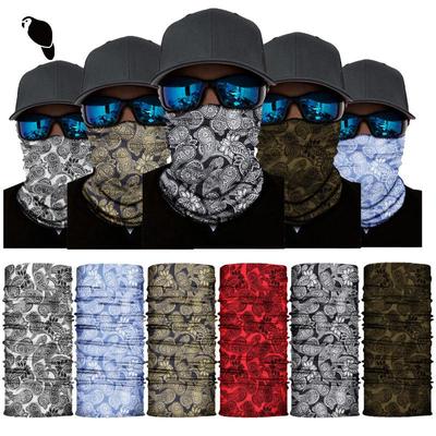 Paisley Seamless Magic Sunscreen Headdress Neck Gaiter Balaclava Headband Cycling Fishing Tube Face Shield Men Women Scarf