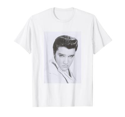Camiseta Foto P&B Elvis Presley