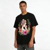 Mother And Baby Floral Print Casual Adult T-Shirt Pure Cotton T-shirt