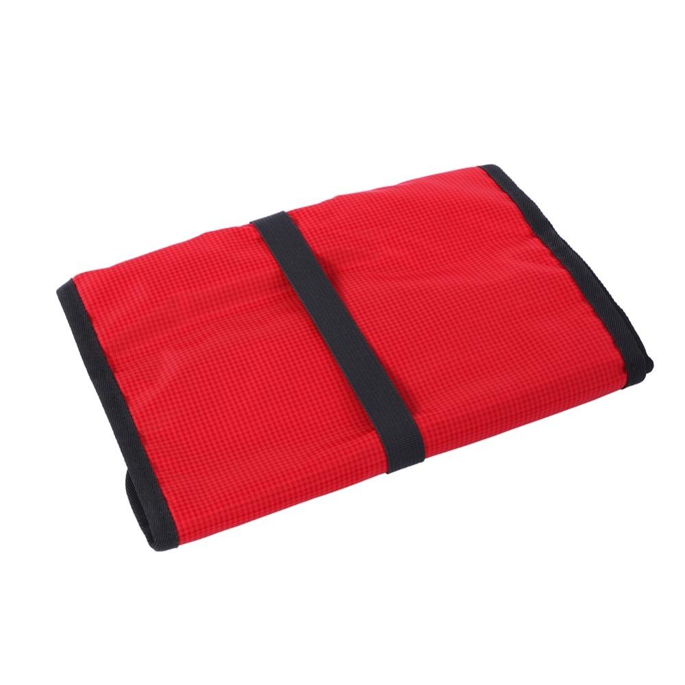 Foldable Climbing Storage Bag With Hanging Hooks Climbing Gear Organizer Bag Mountain Climbing красный