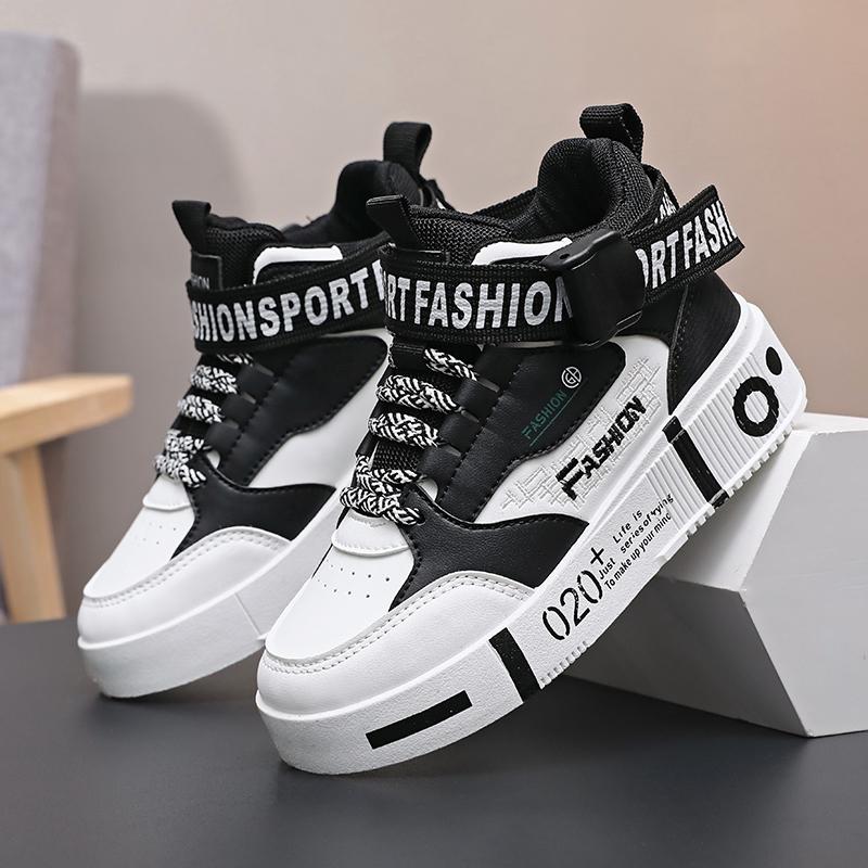 Big Boys High Top Sneakers Luxury Children Casual Shoes Autumn Youth Men Fashion Kids Tennis Running Sports Shoes for Boy