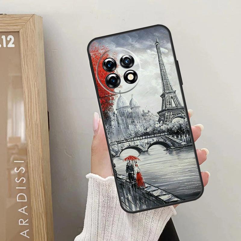 Paris Eiffel Tower France Case For OnePlus Nord 5 CE 2 3 4 Lite N20 N30 OnePlus 15 R 13R 12R 10R 13T 10T 11 12 13 Cover