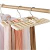 1-12Pcs Multifunctional Belt Organizer Hanging Tie Rack Belt Hanger Clothes Rack Organizer Tie Rack Home Closet Organizer