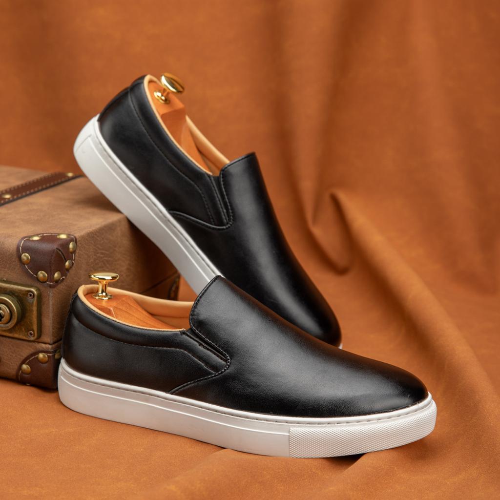 Fashion Wedding Office Loafers Handmade Leather Mens Slip on Flats Non-Slip Casual Man Dress Shoes Leisure Walk Driving Shoes Moccasins