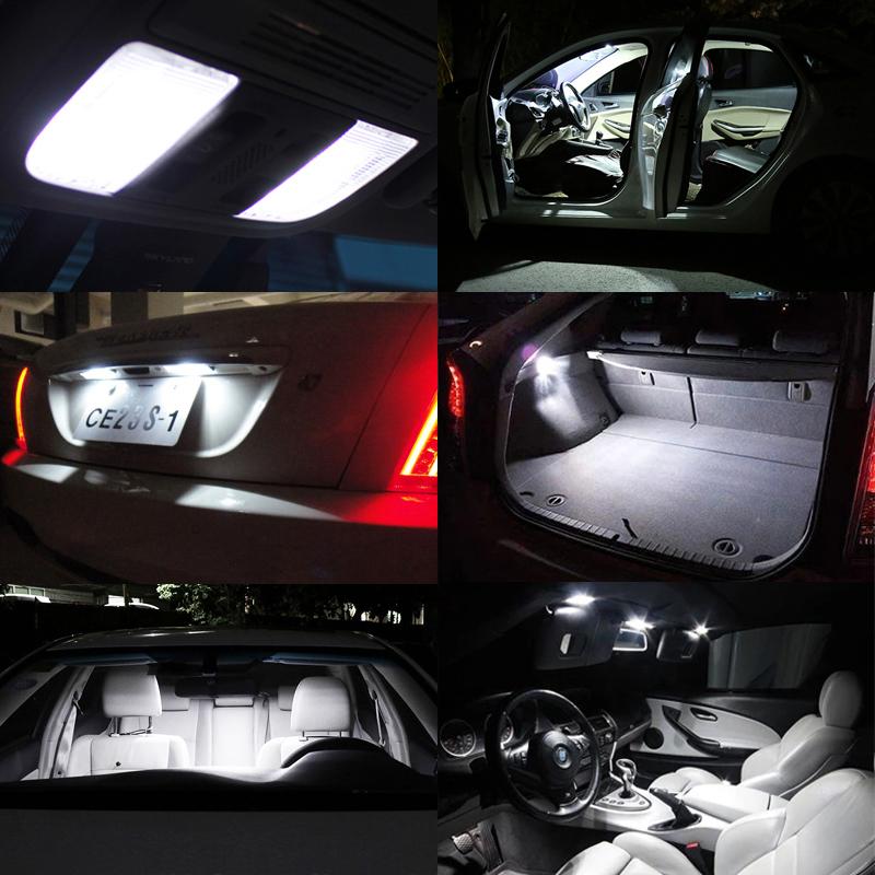 LED Interior Light Kit For Nissan Qashqai J10 J11 J12 X Trail T30 T31 T32 Kicks Juke Pathfinder R51 R52 Murano Patrol Y61 Y62