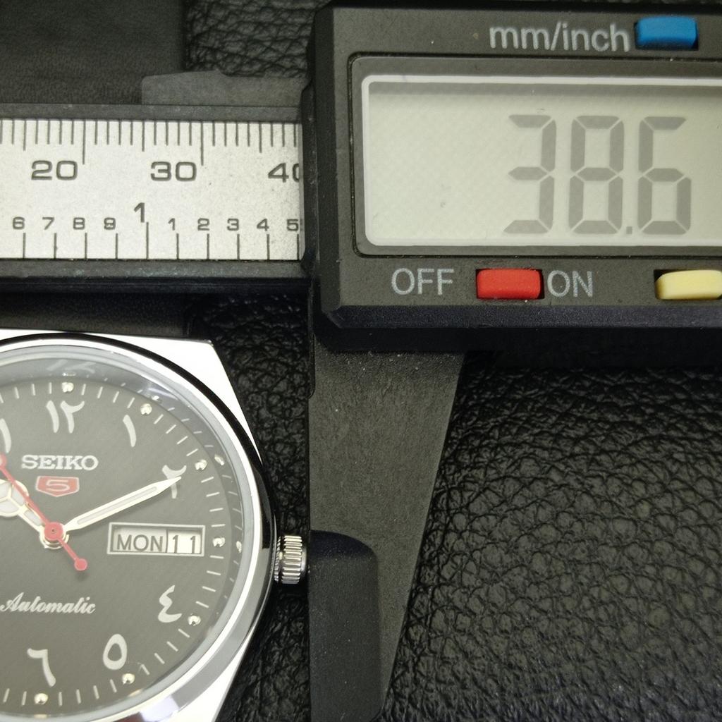 VINTAGE REFURBISHED SEIKO 5 AUTOMATIC 6309A JAPAN MENS BLACK WATCH A441316-5 Sk-a441316